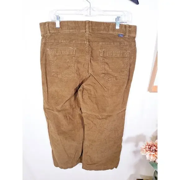 Toad & Co Women's Corduroy Pants Olive Green Size 14 - Picture 4 of 6